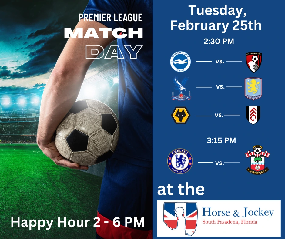 Premier League games schedule